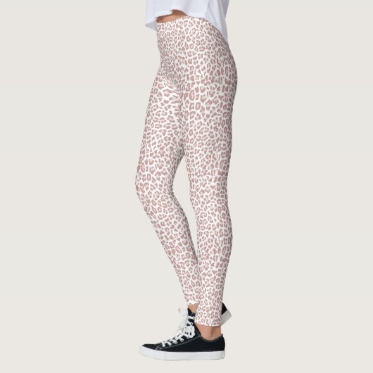 Leggings van beenderroze vrouwen (Links)