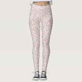 Leggings van beenderroze vrouwen (Voorkant)