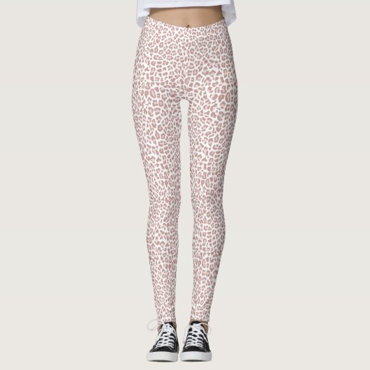 Leggings van beenderroze vrouwen (Voorkant)