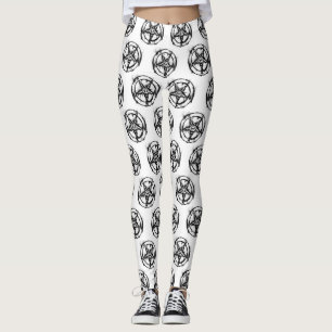 Leggings van Black Satanic Pentagram