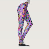 Leggings van Black Violet en Waterverf Yoga Pants (Rechts)