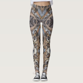 Leggings van bladstrooisel