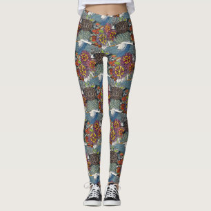leggings van blauwe leisteen van marsh NC