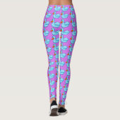 Leggings van blauwhelmen (Achterkant)