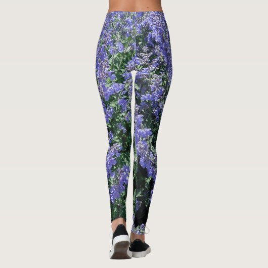 Leggings van blauwvis (Achterkant)
