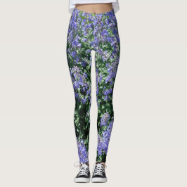 Leggings van blauwvis