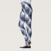 Leggings van Blue Peacock Feathers (Links)
