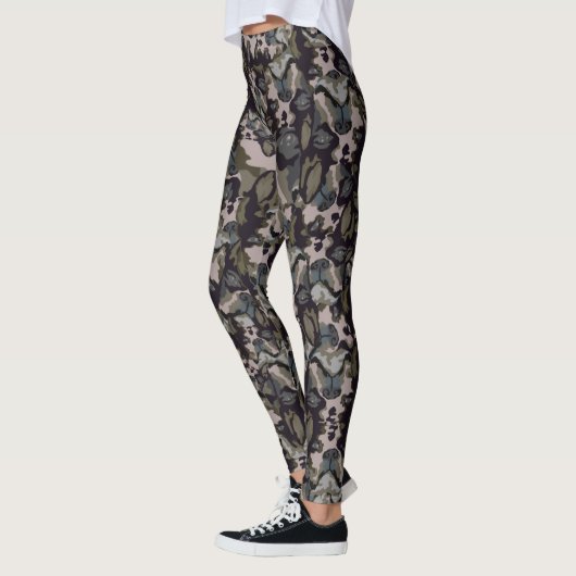Leggings van Boston Terrier Camo (Links)