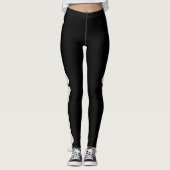 Leggings van Botten met skeletbeen (Voorkant)