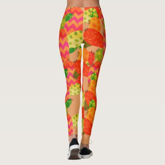 Leggings van Bright Cactus (Achterkant)