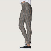 Leggings van bruin/tan-lef-vrouwen (Links)