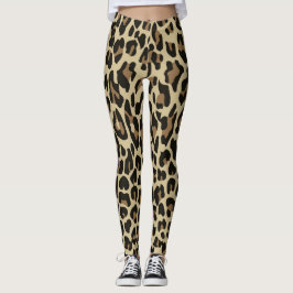 Leggings van bruine luipaardecheetah