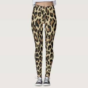 Leggings van bruine luipaardecheetah