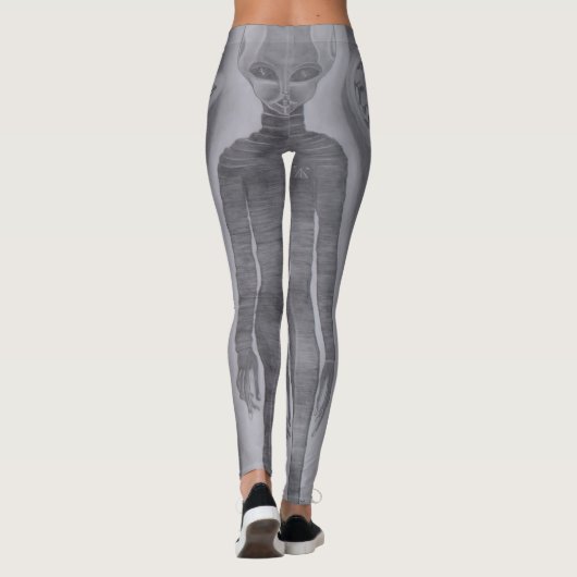 Leggings van buitenaardse Skinny Bob (kunst door I (Achterkant)