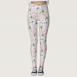 Leggings van Candy Cane Flamingos