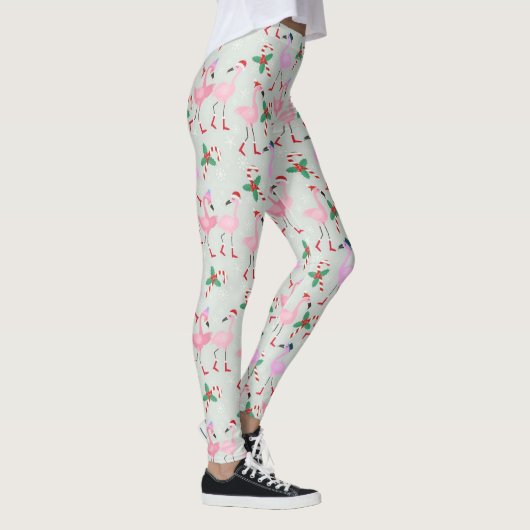 Leggings van Candy Cane Flamingos (Rechts)