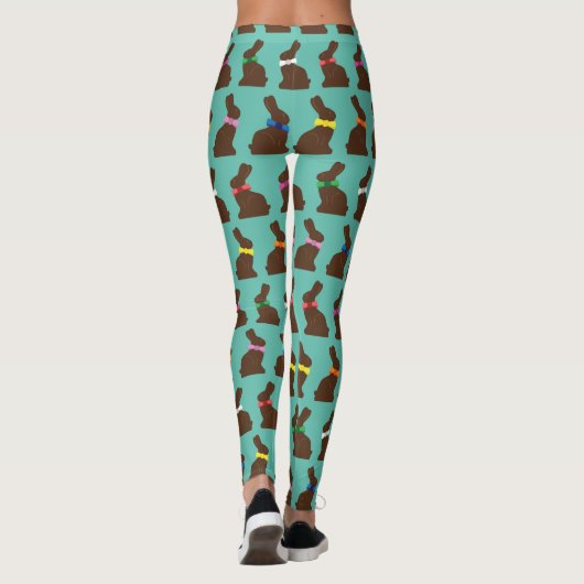 Leggings van chocolade Bunnies (Achterkant)
