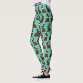 Leggings van chocolade Bunnies (Links)