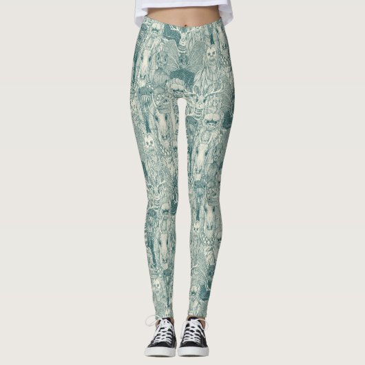 leggings van cryptid crowd pine parelwijn (Voorkant)