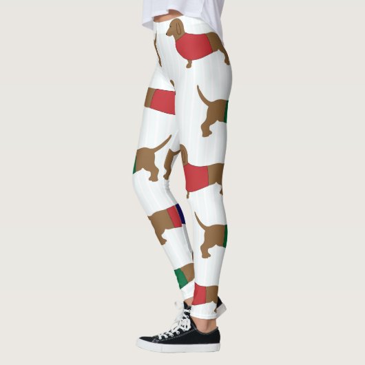 Leggings van Dachshund "Weiner Dog" (Links)