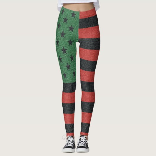 Leggings van de Afrikaanse Amerikaanse Juntetiende (Voorkant)