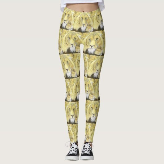 Leggings van de Afrikaanse Lion (Voorkant)