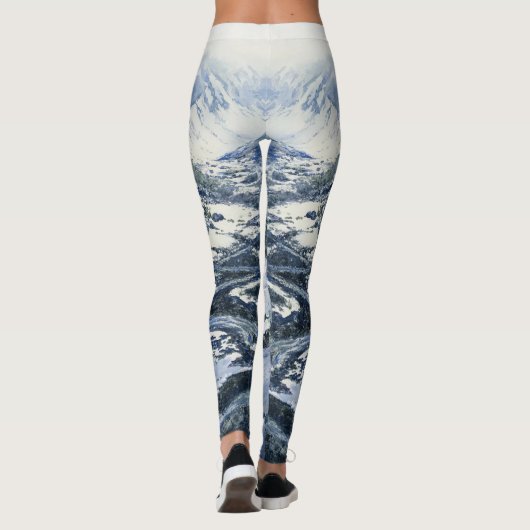 Leggings van de bergscène (Achterkant)