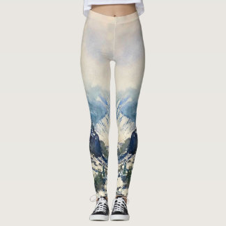 Leggings van de bergscène