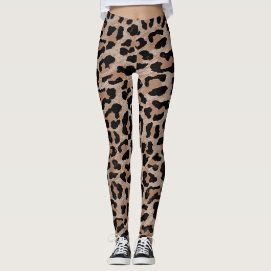 leggings van de cheetah leopard (Voorkant)