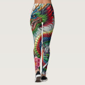 Leggings van de Chinese draak (Achterkant)