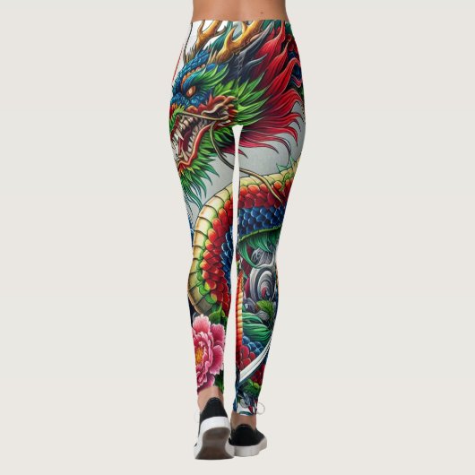 Leggings van de Chinese draak (Achterkant)