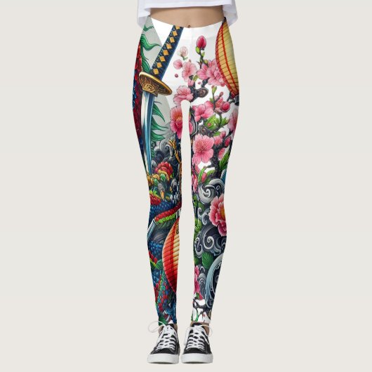 Leggings van de Chinese draak (Voorkant)