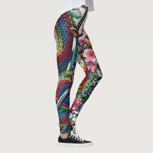 Leggings van de Chinese draak (Rechts)