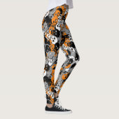 Leggings van de Confetti van de schedel - Meervoud (Rechts)
