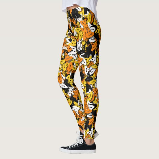 Leggings van de Confettien van het Pet van de heks (Links)