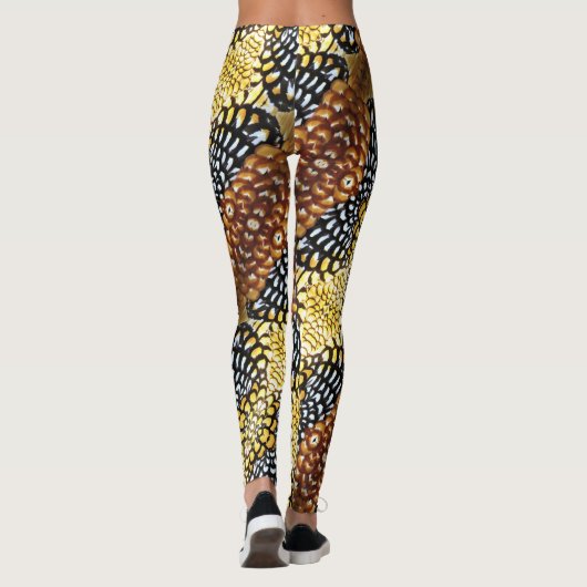 Leggings van de fazant van Reeve - Ontwerp 2 (Achterkant)