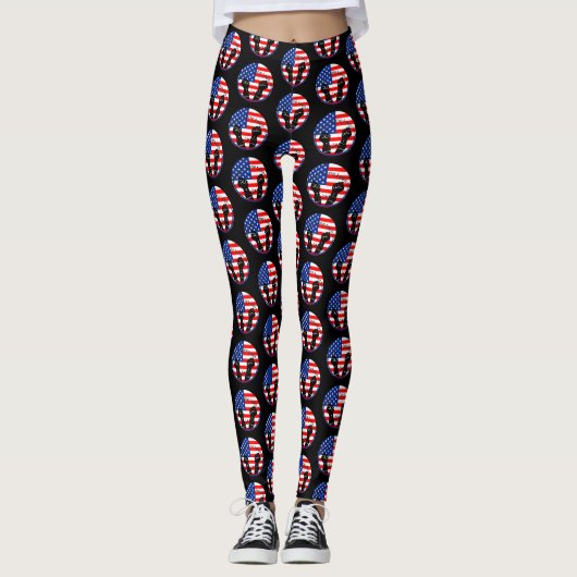 leggings van de gelukkige juntetiende amerikaanse  (Voorkant)