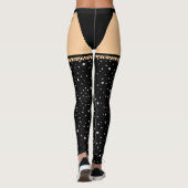 Leggings van de gestippelde illusie (Achterkant)