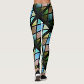 Leggings van de Glas - Geometrische patroonLegging (Achterkant)