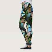 Leggings van de Glas - Geometrische patroonLegging (Links)