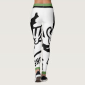 Leggings van de grensoverschrijdende koffieroadsho (Achterkant)