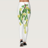 leggings van de griffier van de rode xmas (Achterkant)