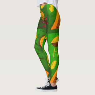 Leggings van de Groene Camping van het Effect van