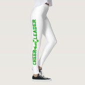 Leggings van de groene en witte Cheerleader (Rechts)