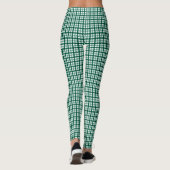 Leggings van de Groene Gingham Vrouwen (Achterkant)