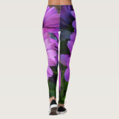 Leggings van de hoogtebloemen;  in roze (Achterkant)