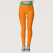 Leggings van de Ierse mode, Ierse vlag / sport (Voorkant)