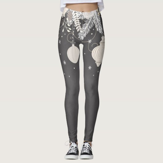 Leggings van de kerstgordel (Voorkant)