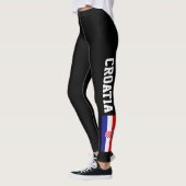 Leggings van de Kroatische vlag voor sportfitness (Links)
