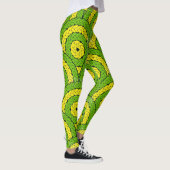 Leggings van de Lemon-Limoen Tropische Rope (Rechts)